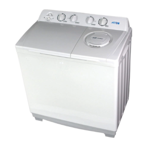 غسالة ارو حوضين 16 كيلو - أبيض