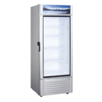 ثلاجة عرض بانكول باب واحد زجاج 12 قدم - رمادي