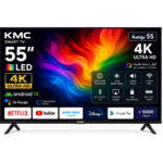 شاشة KMC سمارت 55 بوصة أندرويد 14 – LED 4K