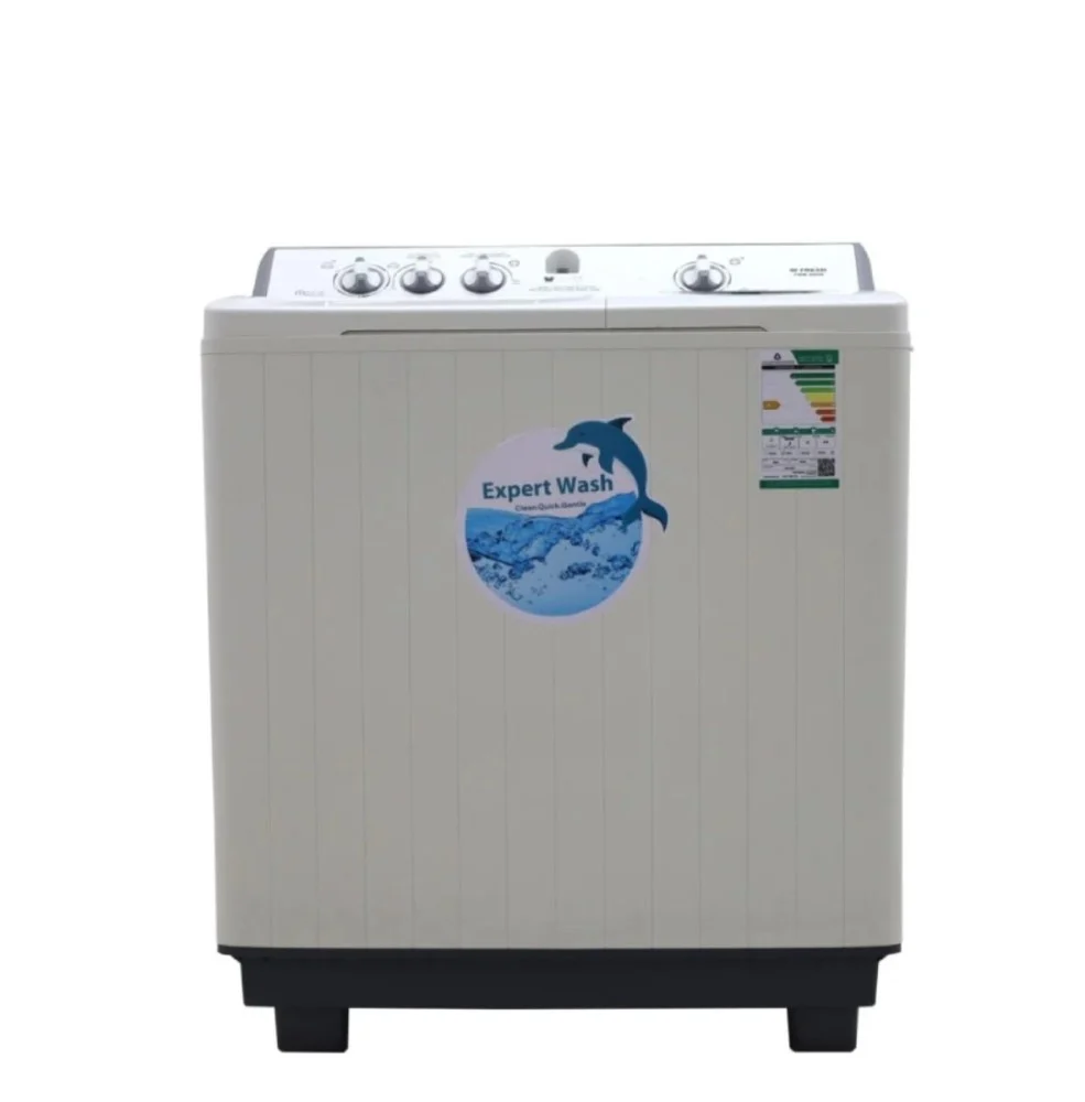 غسالة حوضين 10 كيلو فريش – أبيض غسالة حوضين 10 كيلو فريش – أبيض