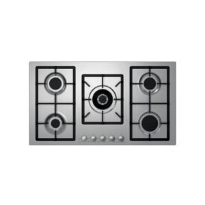 موقد غاز ايطالي كتشن لاين بلت ان 90 سم 5 عين - ستيل