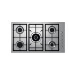 سطح غاز كتشن لاين 90سم 5 عيون هيفى ديوتى - ستيل