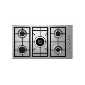 سطح غاز كتشن لاين 90سم 5 عيون هيفى ديوتى - ستيل