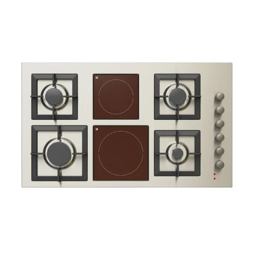 موقد سيراميك كيتشن لاين 90سم 4 عين + 2 عين كهرباء - ستيل موقد سيراميك كيتشن لاين 90سم 4 عين + 2 عين كهرباء - ستيل