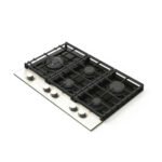 موقد سيراميك كتشن لاين 70 سم 5 عين غاز - ستيل