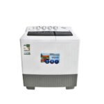 غسالة 14 كيلو حوضين سوبر جنرال - ابيض