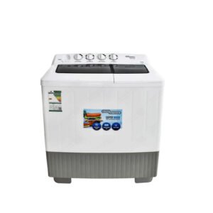 غسالة 14 كيلو حوضين سوبر جنرال - ابيض