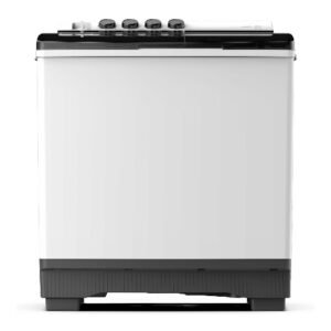 غسالة ملابس حوضين 8 كيلو سوبر جنرال - أبيض