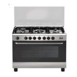 فرن سوبر جنرال غاز 90*60 سم – 5 شعلات – ستيل