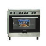 فرن غاز 5 عيون غاز 90*60 سم سوبر جينرال - ستيل