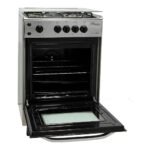 فرن غاز سوبر جنرال 55*55 اشعال ذاتي - شواية - ستيل