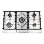 سطح غاز بلت ان 5 شعلات 90×60 سم سوبر جنرال - ستيل