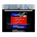 فرن كهرباء سوبر جنرال بلت إن 60 سم – 6 وظائف - فضي/أسود