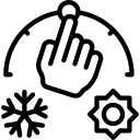 تحكم في درجة الحرارة