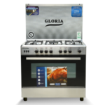 فرن غاز جلوريا 60*90 سم - 5 شعلات - ستيل