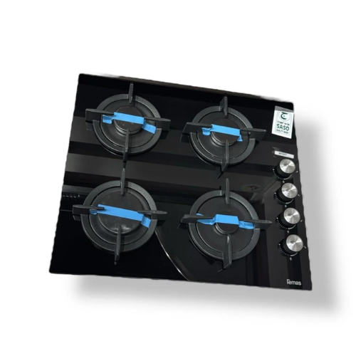 سطح غاز بلت ان فيماس 60 سم - 4 شعلات - أسود سطح غاز بلت ان فيماس 60 سم - 4 شعلات - أسود