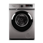 غسالة ونشافة سوبر جنرال أمامية 8 كيلو - فضي