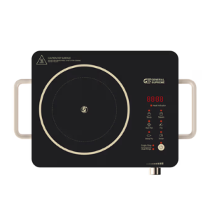 سطح سيراميك كهربائي جنرال سوبريم 2200 وات - أسود