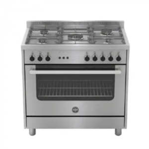 فرن غاز ايطالي 5 عيون لاجيرمانيا 60*90 سم - ستيل