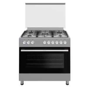 فرن 90 سم غاز جورنجي تركي - 5 شعلات - ستيل