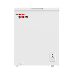 فريزر 5 قدم افقي جنرال سرين - أبيض