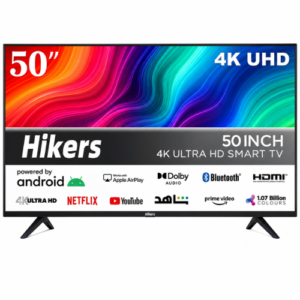 شاشة 50 بوصة هايكرز سمارت اندرويد LED UHD 4K