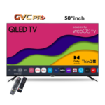 شاشة 58 بوصة سمارت GVC برو 4K QLED - WebOS