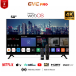 شاشة 50 بوصه GVC برو سمارت - 4K UHD - WebOS