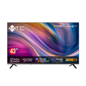 شاشة ام تي سي 43 بوصة سمارت DLED - GOOGLE TV