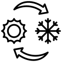 نظام تبريد وتدفئة