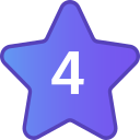 4 شعلات غاز