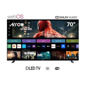 شاشة سمارت 70 بوصه ارو QLED - 4K UHD - WebOS