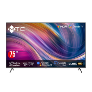 شاشه 75 بوصه ام تي سي سمارت DLED - GOOGLE TV