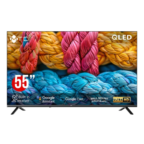 شاشة 55 بوصة ام تي سي سمارت QLED - GOOGLE TV شاشة 55 بوصة ام تي سي سمارت QLED - GOOGLE TV