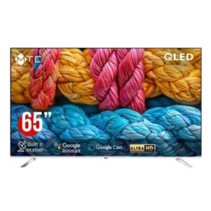 شاشة 65 بوصة ام تي سي سمارت QLED - GOOGLE TV